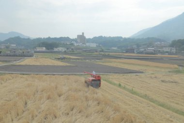 pencere görünümünden tren dışında Japonya