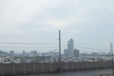 pencere görünümünden tren dışında Japonya