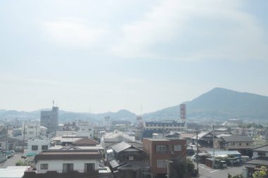 pencere görünümünden tren dışında Japonya