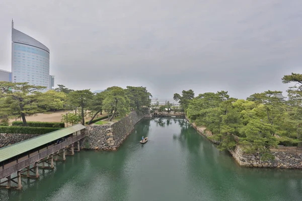 Takamatsu kale Takamatsu, Japa toplayan