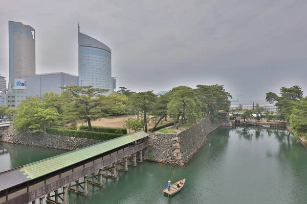 Paisaje Del Castillo Takamatsu Takamatsu Japa — Foto de Stock