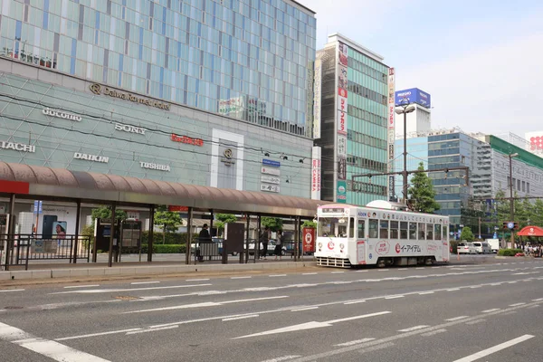 Várost Menekülsz Egy Okayama Japán — Stock Fotó