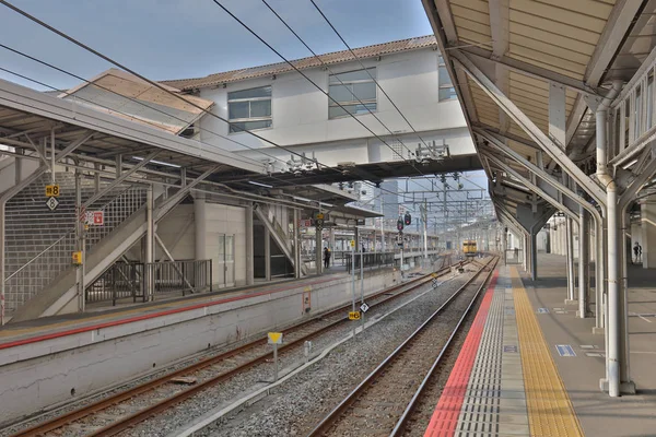Trem Local Companhia Ferroviária Oeste Japão — Fotografia de Stock