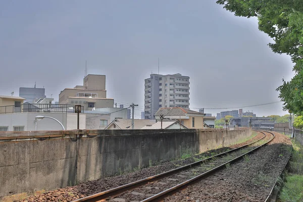 Japonya bir Ritsurin Koen Kitaguchi istasyonunda