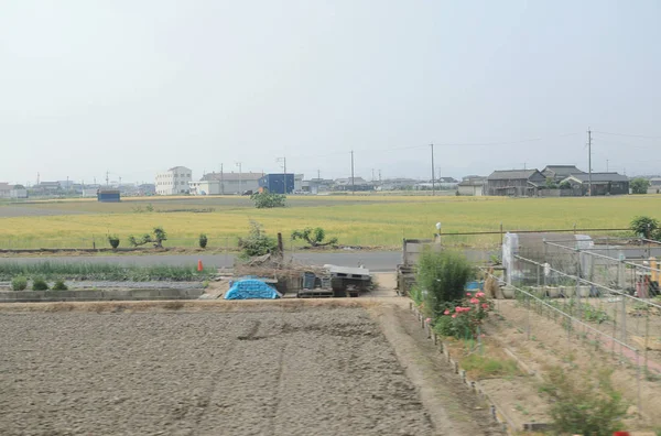 pencere görünümünden tren dışında Japonya