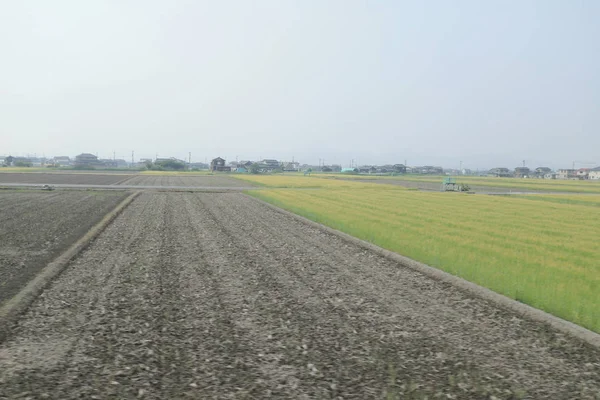 pencere görünümünden tren dışında Japonya