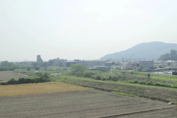pencere görünümünden tren dışında Japonya