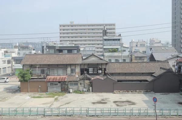 pencere görünümünden tren dışında Japonya
