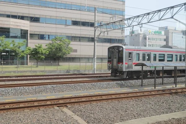 pencere görünümünden tren dışında Japonya