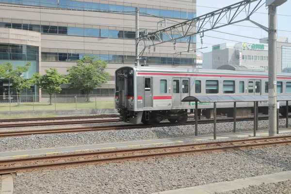 pencere görünümünden tren dışında Japonya