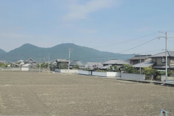 pencere görünümünden tren dışında Japonya