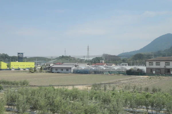 pencere görünümünden tren dışında Japonya