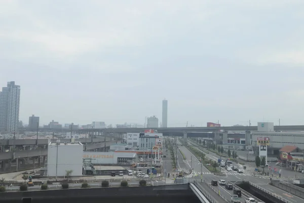 Okna Widok Pociągu Japonii — Zdjęcie stockowe