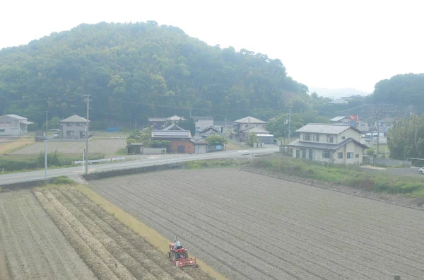 pencere görünümünden tren dışında Japonya