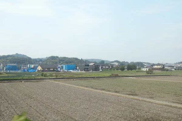 pencere görünümünden tren dışında Japonya