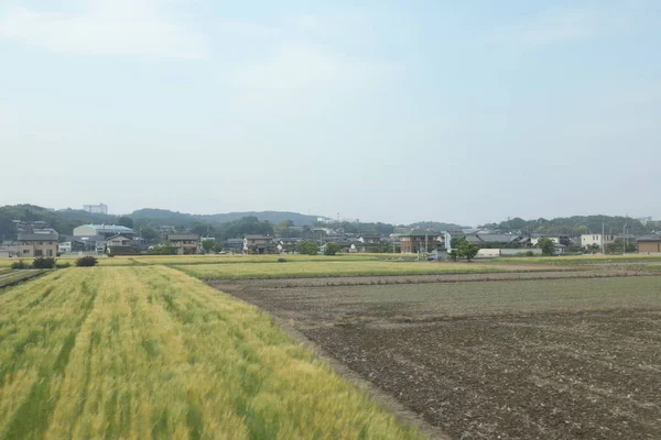 pencere görünümünden tren dışında Japonya