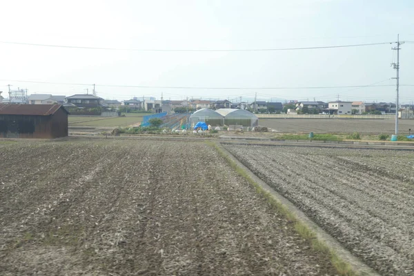pencere görünümünden tren dışında Japonya