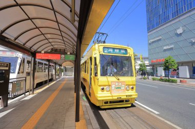 Okayama Japonya'da Okayama sokak araba