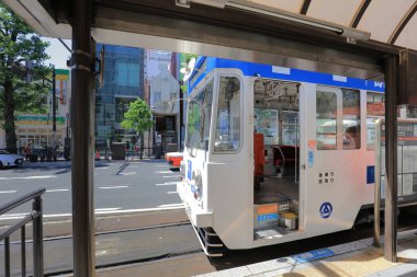 Okayama Japonya'da Okayama sokak araba