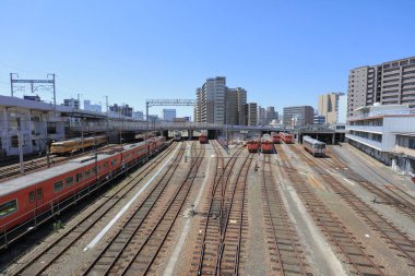 tamir ve bakım için bir demiryolu deposu