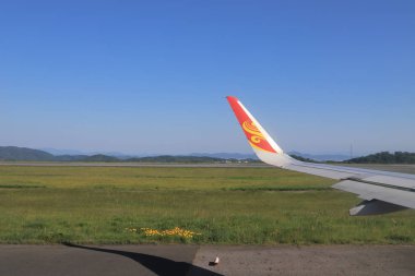 uçak uçan yukarıda bir havadan görünümü 