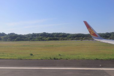 uçak uçan yukarıda bir havadan görünümü 