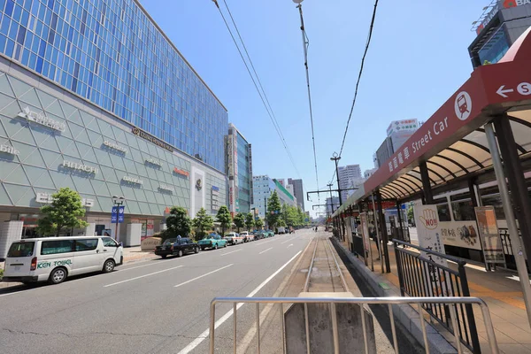 Coche Calle Okayama Okayama Japón — Foto de Stock