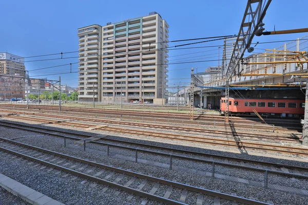 Železniční Depo Pro Opravy Údržbu — Stock fotografie