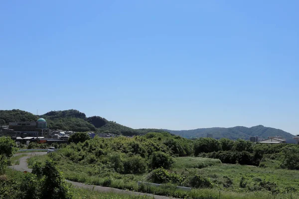 Het Gebied Van Residentiële Okayama Japa — Stockfoto