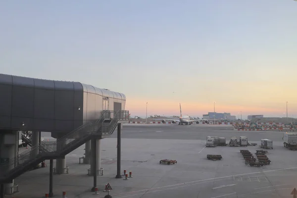 Internationaler Flughafen Ist Der Wichtigste Flughafen Ong Kong — Stockfoto