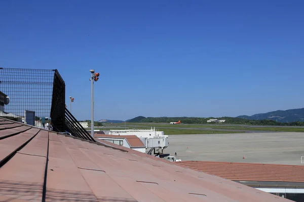 日本岡山県香山空港 — ストック写真