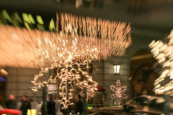 Peninsula Hotel Hong Kong Décoré Pour Noël — Photo