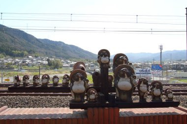 Klasik trende meydanının Kyoto Japonya