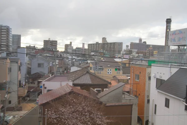 Rezidenční Oblast Osace Japonsku — Stock fotografie