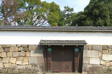 Taş duvara Nijo kale, Dünya Mirası.