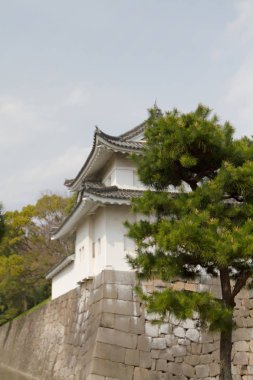 Taş duvara Nijo kale, Dünya Mirası.