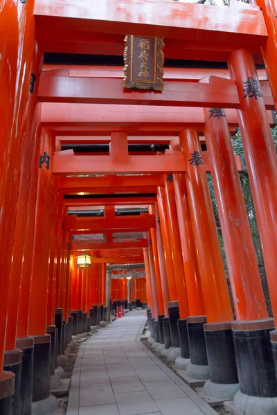 Santuario Fushimi Inari Taisha Kyoto Giappone — Foto Stock