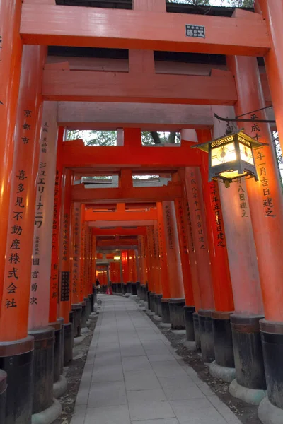 Santuário Fushimi Inari Taisha Kyoto Japão — Fotografia de Stock