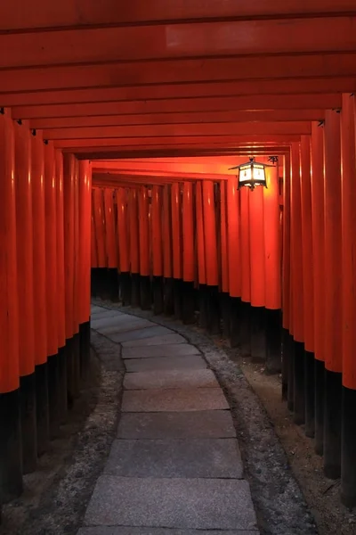 Santuario Fushimi Inari Taisha Kyoto Giappone — Foto Stock