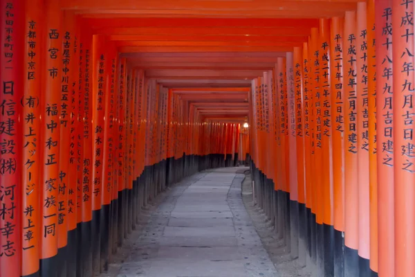 Santuario Fushimi Inari Taisha Kyoto Giappone — Foto Stock