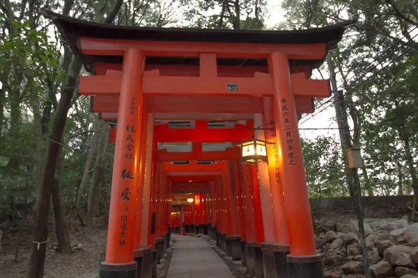 Fushimi Inari Taisha Przybytek Kioto Japa — Zdjęcie stockowe