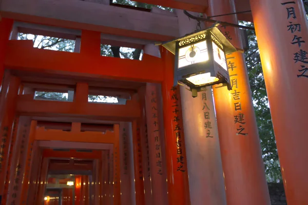 Santuario Fushimi Inari Taisha Kyoto Japa — Foto de Stock