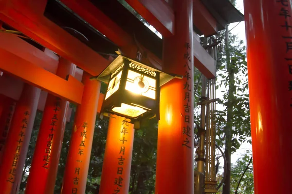 Santuario Fushimi Inari Taisha Kyoto Giappone — Foto Stock