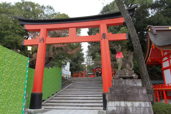 Fushimi Inari Taisha Svatyně Kjótu Japa — Stock fotografie