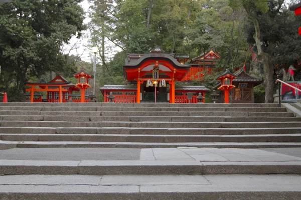 Santuario Fushimi Inari Taisha Kyoto Japa — Foto de Stock