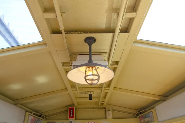 Ένα Τρένο Ρομαντικό Εστιατόριο Sagano Parking Του Κιότο — Φωτογραφία Αρχείου