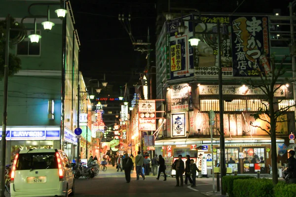 Einem Shinsekai Bezirk Eines Osaka Japan — Stockfoto