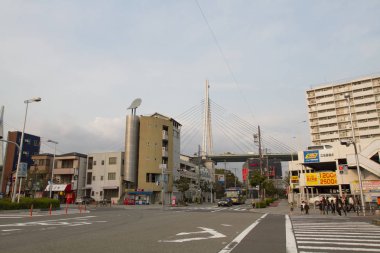 Tempozan Harbor Village Osaka 'da bir Tempozan dönme dolabı