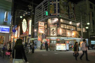bir Osaka Shinsekai ilçe. Japonya 
