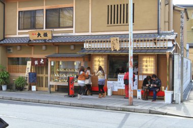 kyoto Japonya sokak görünümü